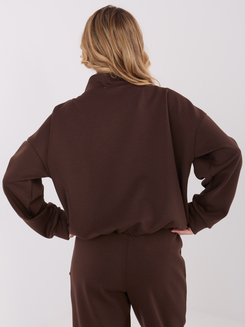 Bluza-SM-BL-A1562.33-ciemny brązowy